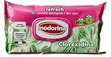 Inodorina Salviette Detergenti Rinfrescanti alla Clorexidina. 6 Buste da 40 Pezzi CADAUNO
