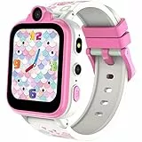 Orologio Smartwatch Bambini Donna Uomo - Effettua e Rispondi Alle Chiamate e SOS, Doppia Fotocamera, 18 Giochi, 16 Funzioni, Compatibile con Schede Nano SIM 2G, Adatto a Bambini Dai 4 Anni in Su