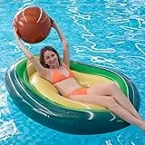 Myir JUN Piscina Gigante Gonfiabile Avocado, Galleggiante Gonfiabile per Adulti Bambini, Giocattoli Gonfiabili con Valvole Rapide Swim Anello Spiaggia Stagno all'aperto