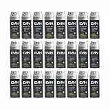 EVIN HOMME | 24 Deodoranti Uomo Spray, Fragranza Spezie d'Oriente e Cuoio, Durata 24h, 150 ml