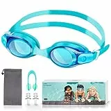 JATEKA Occhialini Nuoto Anti-Appannamento per Bambini Blu
