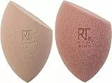 REAL TECHNIQUES New Nudes Real Reveal Sponge Duo, Spugne di Miscelazione per Fondotinta, per Trucco Rugiadoso o Opaco, Offre una Copertura Leggera, Media o Completa, Schiuma Senza Lattice, Set da 2