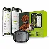 KIPPY - GPS per Collare Cani e Gatti Kippy EVO - Tracker Salute e Attività - GPS Satellitare per Collare GPS Gatto e Cane - GPS Cani Waterproof - Localizzatore con Alert Istantaneo e LED - Grigio