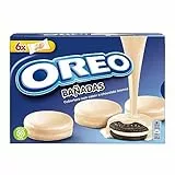 Oreo Banadas Blanco, Biscotti con copertura al Gusto di Cioccolato Bianco, Il tuo Oreo avvolto da una golosa copertura di Cioccolato, 246g (6 monoporzioni da 41g)