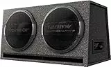 Pioneer TS-WX1220AH - Aktiver Bassreflex-Doppelsubwoofer (3.000 W), 2 x 30 cm - CarHifi Aktivwoofer Aktivbass