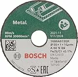 Bosch Home and Garden 3 pz. mole da taglio (per metallo, Ø 50 mm, accessorio per Bosch Easy Cut&Grind)