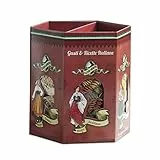 Cesti Natalizi Speciale Italia – Cesto Regalo Alimentare in Confezione Esagonale da 6 Formati Misti di Pasta Artigianale Trafilata al Bronzo (Pasta di Semola, Tricolore e all’Uovo), [3kg] (Rosso)