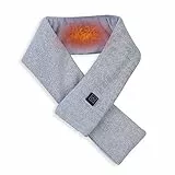 Toulifly Sciarpa Riscaldante USB, Sciarpa Calda Invernale, Rscaldante elettrica calda USB invernale, Riscaldata Sciarpa con 3 Livelli Temperatura,sollievo dal dolore al collo