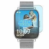 VacFun 3 Pezzi Anti Luce Blu Pellicola Protettiva, compatibile con TAOMELY b82 1.69' Smartwatch Smart Watch Screen Protector Protezioni Schermo (Non Vetro Temperato)