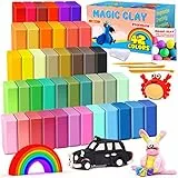 ESSENSON Argilla da Modellare – 42 Colori Pasta Modellabile Magica Essiccante all'Aria per Bambini, Regalo per Ragazzi e Ragazze dai 3 ai 12 Anni