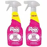 The Pink Stuff The Miracle Laundry Oxi - Smacchiatore per tessuti, 500 ml, 2 pezzi