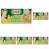 STAR il Mio Dado Vegetale con 9 verdure, 10 Dadi, 100 gr, senza conservanti, senza lattosio e senza glutine. Ottimo insaporitore per i piatti a base di verdura e pesce (Confezione da 5)