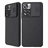 Nillkin - Custodia protettiva per Xiaomi redmi Note 11 Pro + 5G, custodia protettiva sottile con protezione per fotocamera, custodia rigida in policarbonato TPU ultra sottile antigraffio