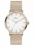 s.Oliver SO-3146-MQ - Orologio da polso Da Donna, Acciaio inossidabile