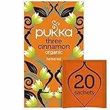 Pukka Herbs Three Cinnamon Tisana Bio con 3 tipi di cannella, 20 filtri