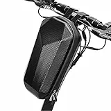Lixada 4L Borsa da Manubrio Eva con Doppia Cerniera Impermeabile 30 * 15,5 * 13cm, Borsa Monopattino Elettrico Corazza Dura Facile da Pulire per Scooter Elettrico Bici Pieghevole
