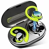 Dascert Cuffie Sport, Auricolari Bluetooth 5.3 con 2 HD Mic, HiFi Stereo, IP7 Impermeabile, Wireless, Cancellazione Rumore, Bassi Potenziati, 48 Ore di Riproduzione