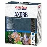 Amtra AXORB - Carbone Attivo di Origine Minerale per acquari, Acqua cristallina, previene Gli odori, Formato 525 gr