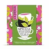 Cupper Collection Tè e Tisane Biologiche, Cofanetto, Assortimento di Tè e Tisane Biologico e Fairtrade con Filtri 100% Biodegradabili, Confezione da 45 bustine