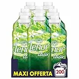 Lenor Elisir Ammorbidente Lavatrice Concentrato, 200 Lavaggi (8X25), Sogno Di Calabria, Freschezza Di Lunga Durata E Morbidezza Di Origine Vegetale, Lenzuola Profumate Fino A 1 Settimana