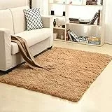 AOI Tappeti di Zona Moderna Ultra Morbida Soffici tappeti Soggiorno Adatto per Bambini Camera da Letto Home Decor Nursery Tappeti 60 * 120 cm (Khaki)