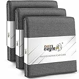 EASY EAGLE Waffle Asciugamani, Panni per l'asciugatura Auto, Asciugamano da Cucina, Pulizie Domestiche, 40x60CM, 3 Pezzi
