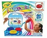 CRAYOLA Paint-sation: On The Go (include custodia per il trasporto, 3 vernici antifuoriuscita e 2 pennelli) | Kit di pittura senza fuoriuscite | ideale per bambini dai 3 anni in su