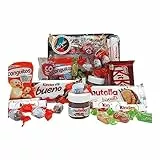 IAMI, Super Vassoio Cioccolate Kinder - Nutella - Conguitos +15 Pz., Confezione Regalo per Comunioni, Matrimoni, Battesimi, Compleanni