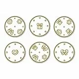 THUN Set 6 sottobicchieri in Sughero Gold Icons