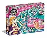 Clementoni- Crazy Chic Lab-Set per Realizzare Braccialetti, Charms, Collane, Gioco Creativo Bambina 7 Anni, Multicolore, 18729