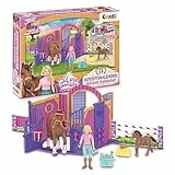 CRAZE CAVALLY Calendario dell'Avvento per bambini – Cavalli giocattolo calendario dell'Avvento ragazza, personaggio di cavallo con cavaliere e molti accessori