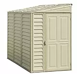 Duramax Plastica Sidemate Shed, 06625, 1.2 x 2.4 m, Avorio