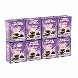 CRASTAN 1870, 128 Capsule, 8 Box da 16 Capsule di Cicoria Espresso, Capsule Compatibili con A Modo Mio da Zuccherare a Piacere, Bevanda Senza Glutine, 100% Made in Italy