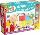 Liscianigiochi- Carotina Lisciani Giochi 64106-Carotina Lavagna Doodle Kit, Multicolore, 64106