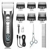 Tosatrice per cani e animali domestici, elettriche per toelettatura rasoio Ricaricabile senza fili a velocità variabile a basso rumore