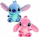 BESTZY 2pcs Stitch Giocattoli di Peluche Doll Simpatici, Bambole per Bambini e Ragazzi, Regali di Compleanno 20cm