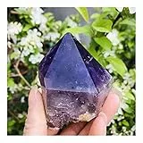 REGUZH Brasile Brasile Natural Ametrine Quartz Crystal Point Punto Bacchetta Singola Terminata Reiki Guarigione Pietre Naturali e minerali minerali Naturali (Size : 50-70g)