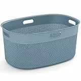 CURVER Filo Cesto portabiancheria, Blu (Azul Bruma), 45 L
