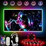 LED TV Retroilluminazione 4 metri, Striscia LED Sincronizzazione Musicale con APP & Distanza Controllo, Intelligente TV LED Bias Illuminazione per 45-75 pollici, USB LED Striscia per monitor TV PC
