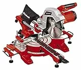 Einhell TC-SM 254 Troncatrice radiale (230-240 V, 1800 W, giri al min. 5000, lama Ø254 x ø30 - 48 denti, inclinabile sinistra 0-45°, taglio max 305 x 85 mm, con laser)