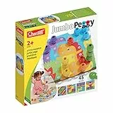 Quercetti 2271 Quercetti-2271 Jumbo Peggy-Early Learning Button Art Game Construction Plugging Toys