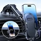 Miracase Porta Cellulare Auto, [Livello Militare Aspirazione Affidabile] Supproto Telefono Auto Universale, Per il Cruscotto & Bocchette di Aerazione E Parabrezza Adatto a Tutti Smartphone