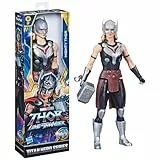 Hasbro Marvel Avengers Titan Hero Series Mighty Thor Toy, 30-cm-Scale Thor: Love And Thunder Figure for Children Aged 4 And Up