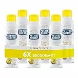 NEUTRO ROBERTS, Deodorante Spray Fresco Giallo, Senza Sali di Alluminio, Zero Macchie, Fragranza Agrumata di Bergamotto e Zenzero