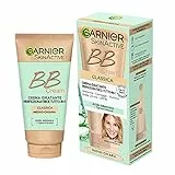 Garnier BB Cream Classica SkinActive, Per Pelle Uniforme e Idratata, Look Naturale, Arricchita con Acido Ialuronico, Aloe Vera e Pigmenti Minerali, SPF 15, Tonalità: Medio-Chiara