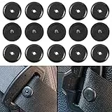Pulsante Ferma Cintura di Sicurezza,Bottoni Cintura di Sicurezza Auto,Pulsante cintura di sicurezza,con Bottone Cintura di Sicurezza Paraurti Cintura di Plastica Pulsante di Arresto Fibbia Tappo-15pc