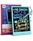 ORSEN Tavoletta Grafica bambini 10 Pollici, Giochi Bambini 3 4 5 6 7 Anni, LCD Cancellabile Lavagnetta Magnetica per Bambini, Giochi Educativi Regali di Compleanno per Ragazzi e Ragazze (Blu)
