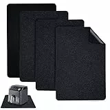 4PCS Tappetini Resistenti al Calore per Friggitrice ad Aria Victop Piano di Lavoro Della Cucina Protezione Termica Tappetino in Feltro Antiscivolo Tappetini con Funzione Slider per Microonde Tostapane
