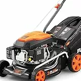 Tagliaerba a benzina a spinta FUXTEC FX-RM4346ECO tosaerba a motore a scoppio 146cc larghezza di taglio 42cm - Easy Clean - sacco raccoglierba 40L