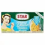 Star il Mio Dado Classico -30% di sale, più estratto di carne, ricco di sapore, 10 dadi, 100gr, senza conservanti, senza lattosio e senza glutine.